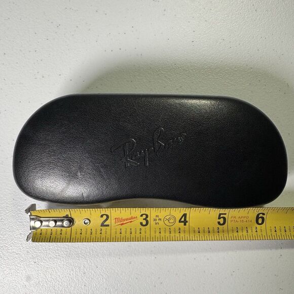 RAY-BAN Black Clamshell‎ Glasses Eyeglasses Sunglasses Case Empty Holder - Picture 7 of 7